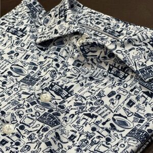 Ole Miss Navy Johnnie-O Tailgater Performance Polo - Rare Stacked Logo -NWT - XL